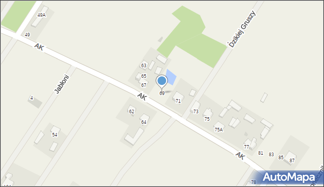 Lipowo, Armii Krajowej, 69, mapa Lipowo