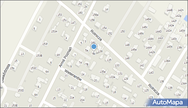 Łomianki, Armii Poznań, 5b, mapa Łomianki