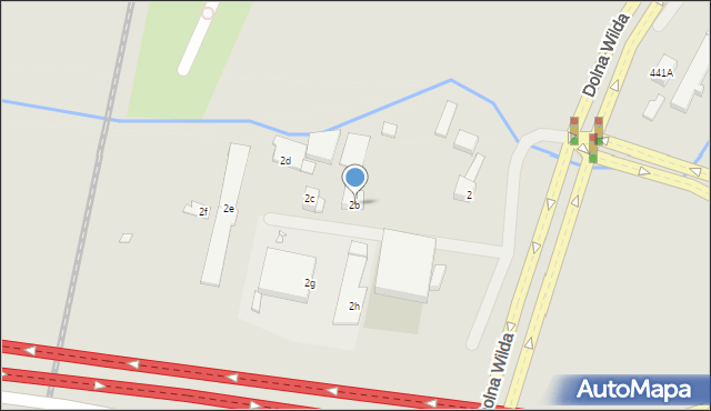 Luboń, Armii Poznań, 2b, mapa Luboń