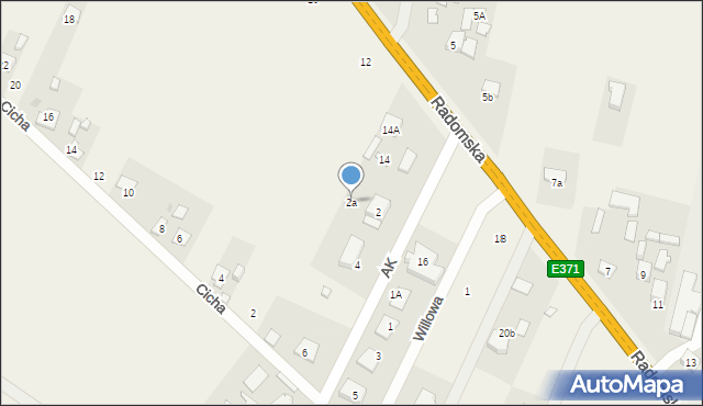 Makowiec, Armii Krajowej, 2a, mapa Makowiec