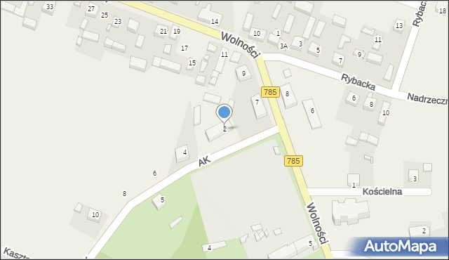 Maluszyn, Armii Krajowej, 2, mapa Maluszyn