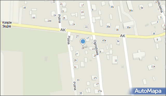 Modliborzyce, Armii Krajowej, 19, mapa Modliborzyce