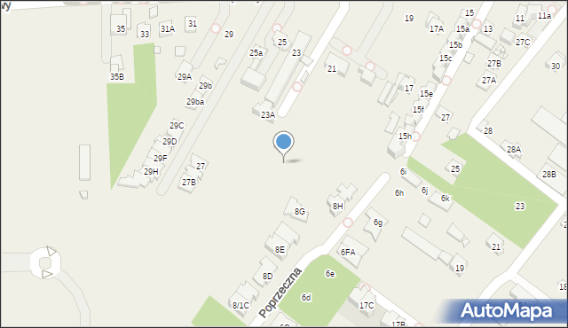 Mysiadło, Artystyczna, 19, mapa Mysiadło