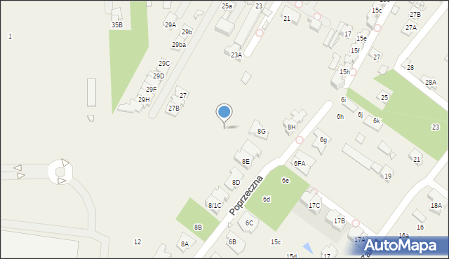 Mysiadło, Artystyczna, 25, mapa Mysiadło