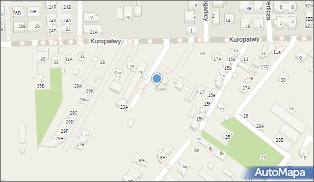 Mysiadło, Artystyczna, 9, mapa Mysiadło