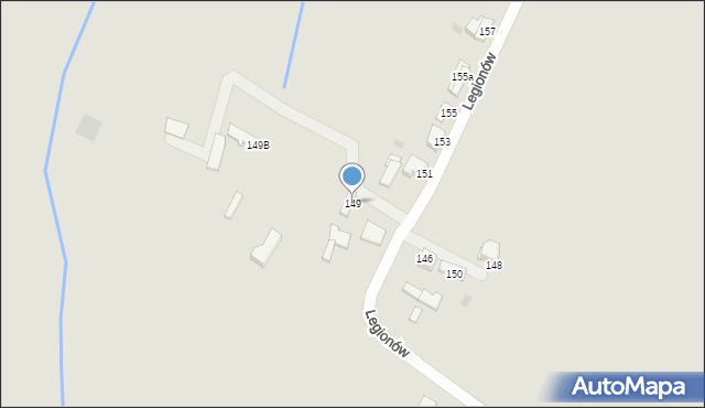 Myszków, Armii Krajowej, 149, mapa Myszków