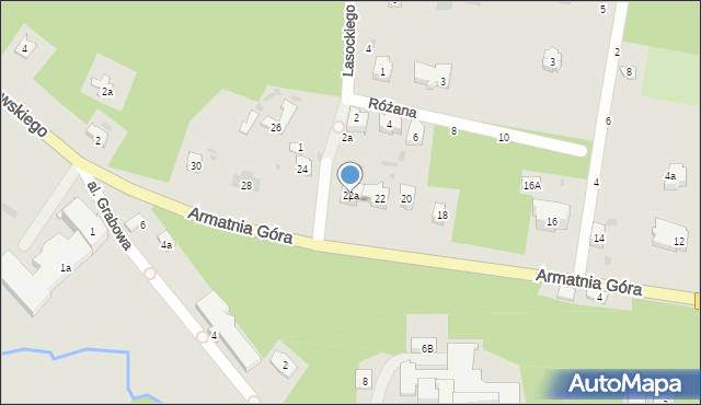 Nałęczów, Armatnia Góra, 22b, mapa Nałęczów