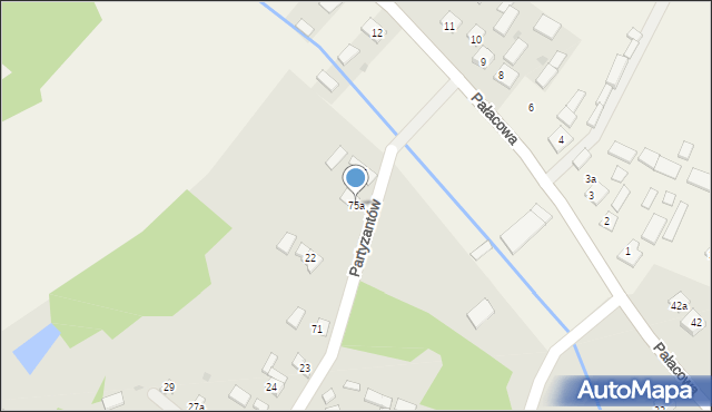 Narol, Armii Krajowej, 75a, mapa Narol