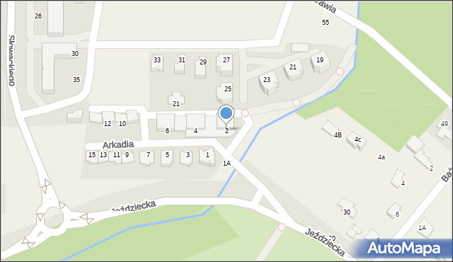 Niemcz, Arkadia, 2, mapa Niemcz