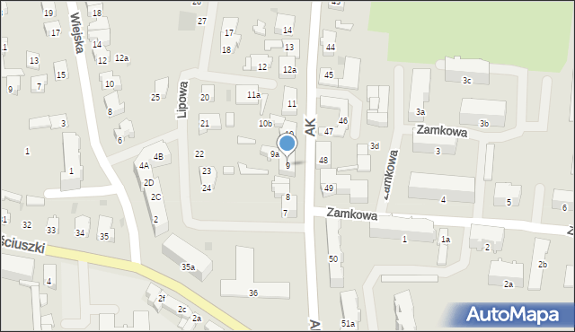 Nowogard, Armii Krajowej, 9, mapa Nowogard