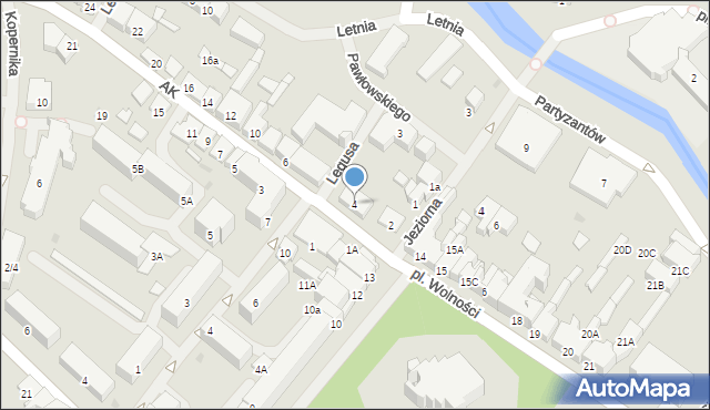 Olecko, Armii Krajowej, 4, mapa Olecko