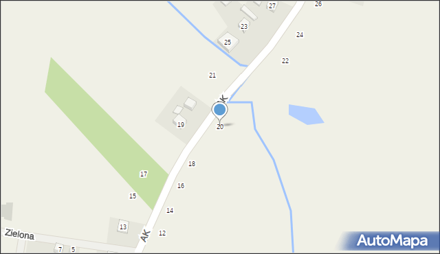 Osolin, Armii Krajowej, 20, mapa Osolin