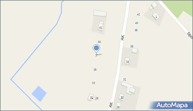 Osolin, Armii Krajowej, 37, mapa Osolin