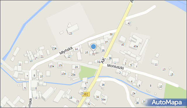 Paczków, Armii Krajowej, 31, mapa Paczków