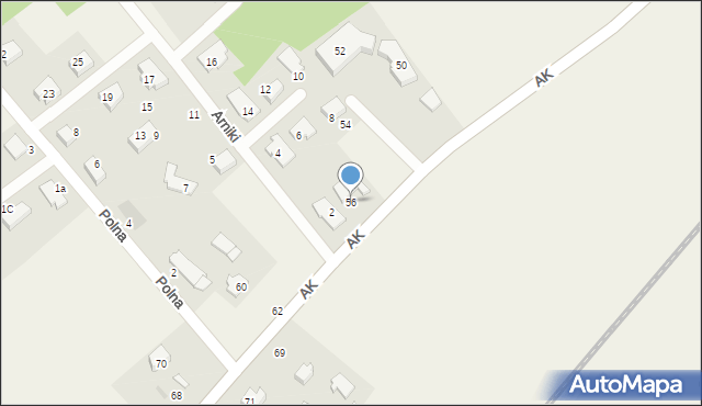 Pępowo, Armii Krajowej, 56, mapa Pępowo