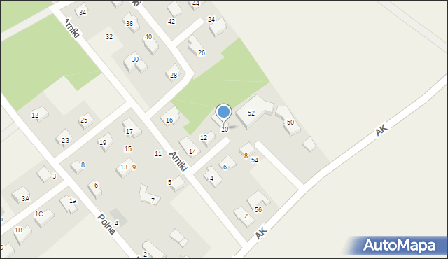 Pępowo, Arniki, 10, mapa Pępowo