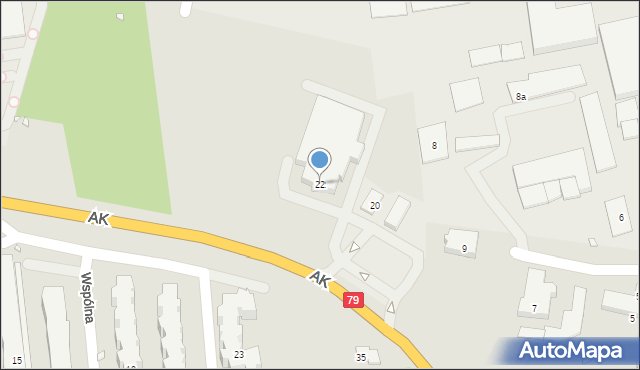 Piaseczno, Armii Krajowej, 22, mapa Piaseczno