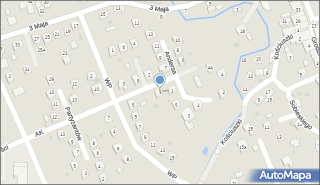 Pilzno, Armii Krajowej, 3, mapa Pilzno