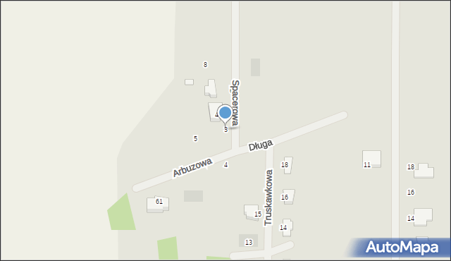 Płońsk, Arbuzowa, 3, mapa Płońsk