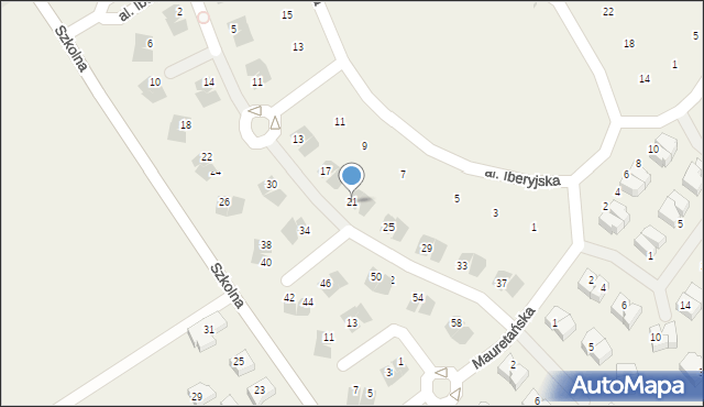 Pogórze, Aragońska, 21, mapa Pogórze