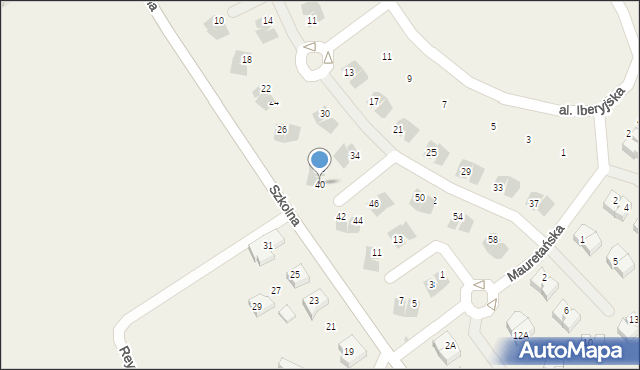 Pogórze, Aragońska, 40, mapa Pogórze