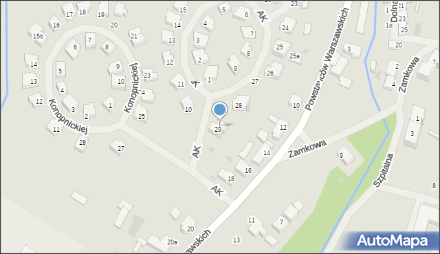 Połczyn-Zdrój, Armii Krajowej, 31, mapa Połczyn-Zdrój