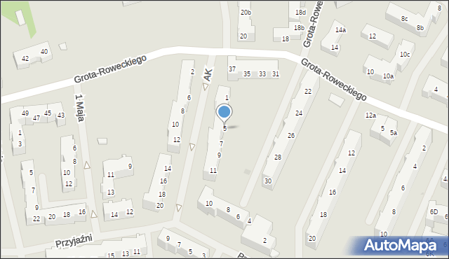 Police, Armii Krajowej, 5, mapa Police