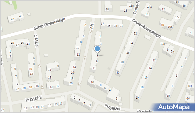 Police, Armii Krajowej, 7, mapa Police