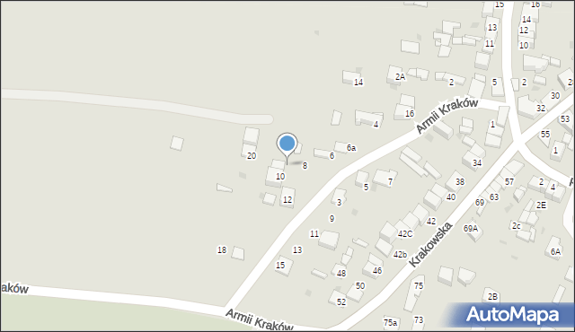 Proszowice, Armii Kraków, 22, mapa Proszowice