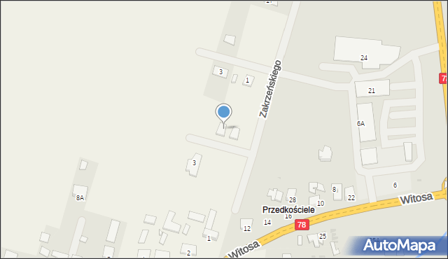 Przededworze, Arendarskiego Romana, 4, mapa Przededworze