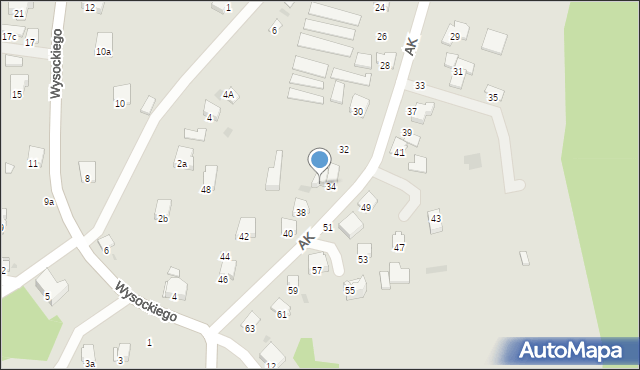 Przemyśl, Armii Krajowej, 36, mapa Przemyśla