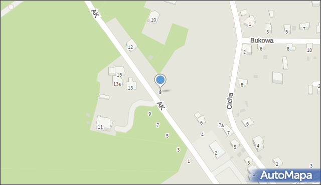 Przemyśl, Armii Krajowej, 8, mapa Przemyśla