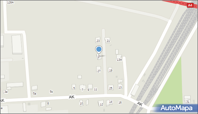 Przeworsk, Armii Krajowej, 17, mapa Przeworsk