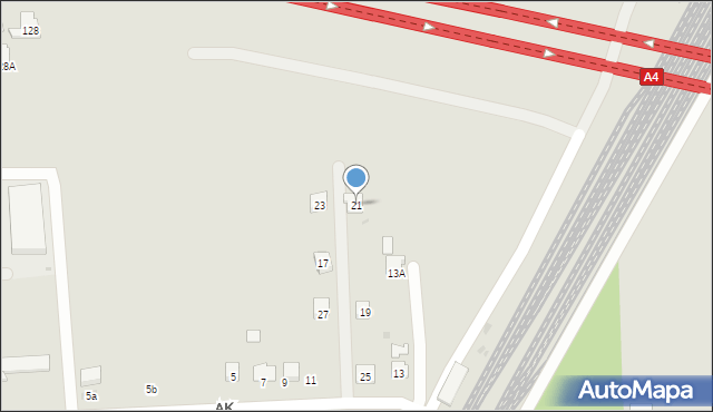 Przeworsk, Armii Krajowej, 21, mapa Przeworsk