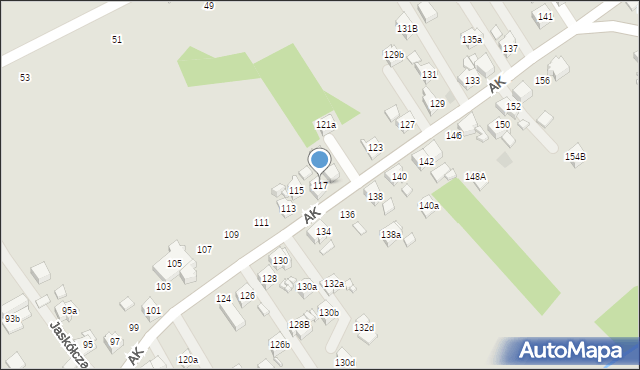 Pszów, Armii Krajowej, 117, mapa Pszów