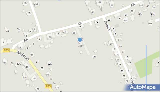 Pszów, Armii Krajowej, 16b, mapa Pszów