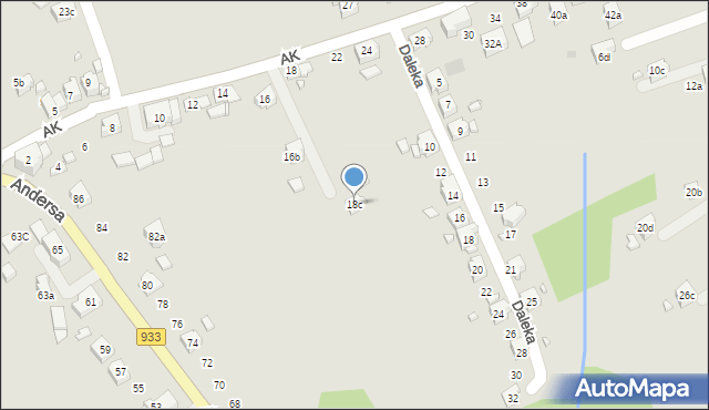 Pszów, Armii Krajowej, 18c, mapa Pszów