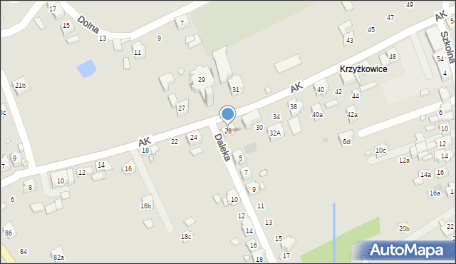 Pszów, Armii Krajowej, 28, mapa Pszów