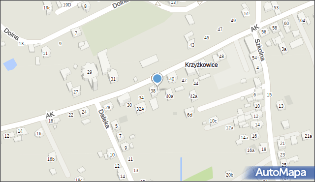 Pszów, Armii Krajowej, 38A, mapa Pszów