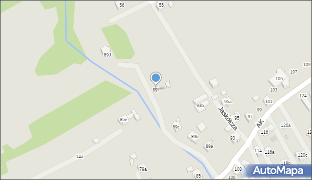 Pszów, Armii Krajowej, 89I, mapa Pszów
