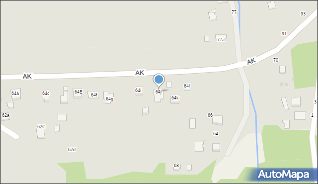 Radomyśl Wielki, Armii Krajowej, 64j, mapa Radomyśl Wielki
