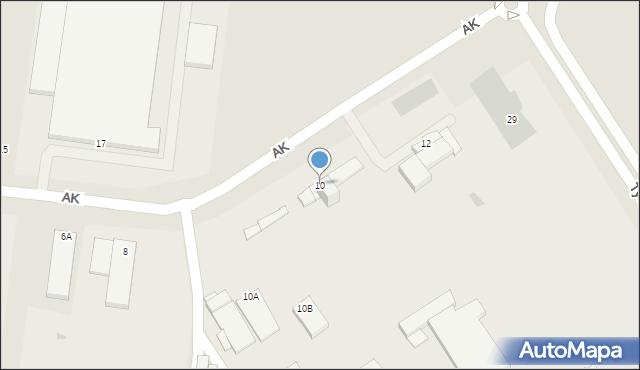 Rawicz, Armii Krajowej, 10, mapa Rawicz