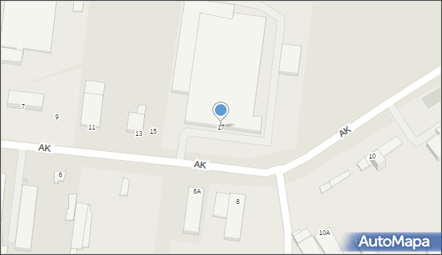 Rawicz, Armii Krajowej, 17, mapa Rawicz