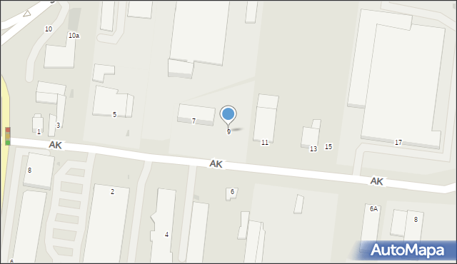 Rawicz, Armii Krajowej, 9, mapa Rawicz