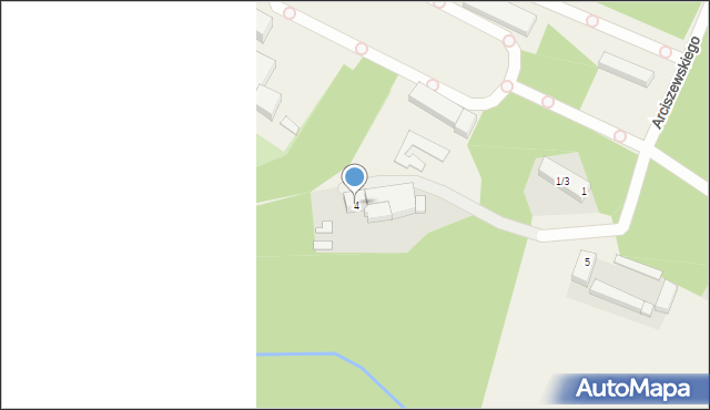 Rogalin, Arciszewskiego, 4, mapa Rogalin