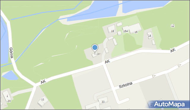 Rzuców, Armii Krajowej, 18a, mapa Rzuców