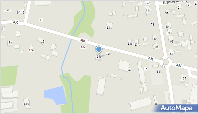 Siemiatycze, Armii Krajowej, 14b, mapa Siemiatycze