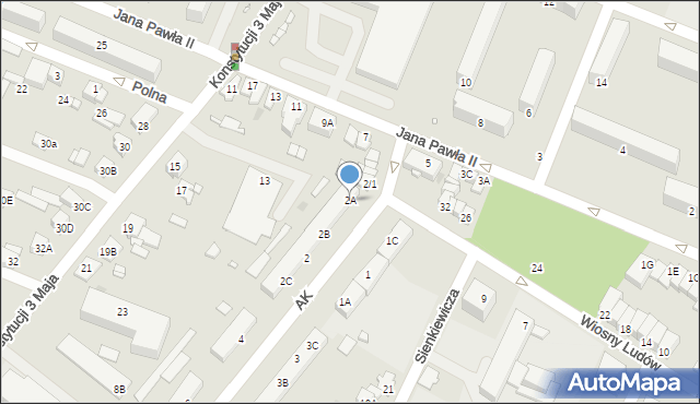 Sierpc, Armii Krajowej, 2A, mapa Sierpc