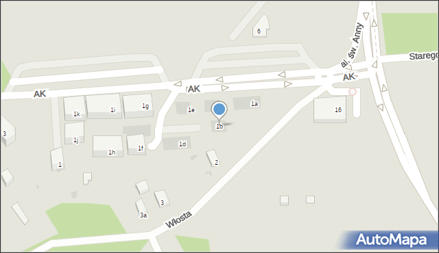 Sobótka, Armii Krajowej, 1b, mapa Sobótka