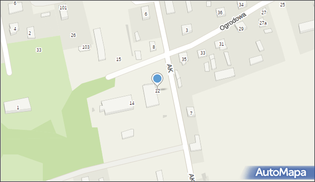 Somianka, Armii Krajowej, 12, mapa Somianka